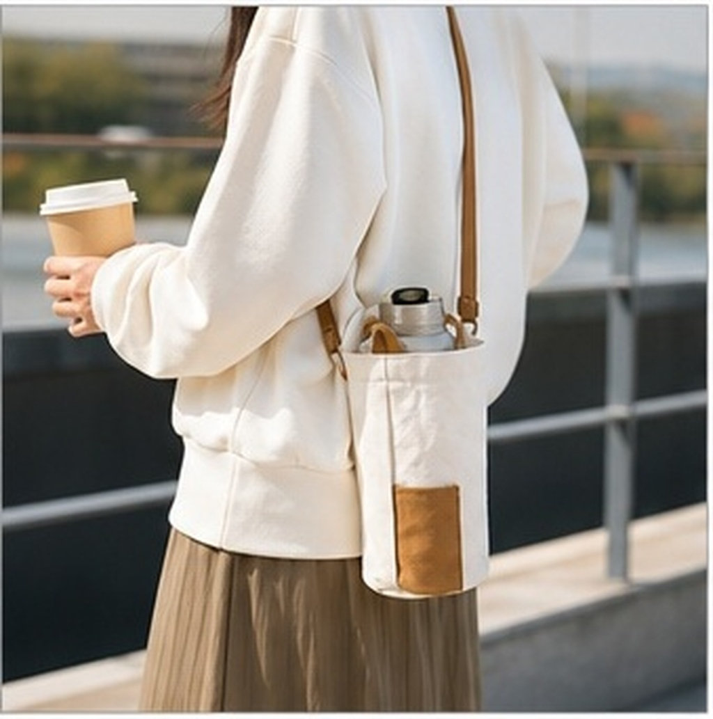 Outdoor Sport Glass Water Bottle - Sport Water Bottle Bag Portable Canvas