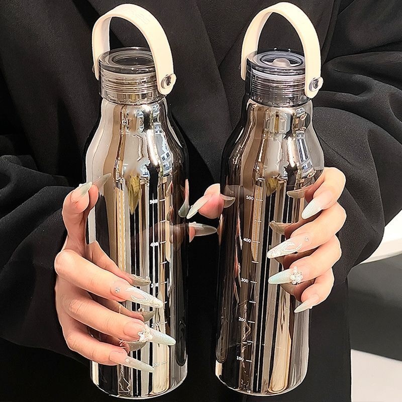 600ML Thickened Glass Water Bo - đánh giá và giá Outdoor Sport Glass Water Bottle